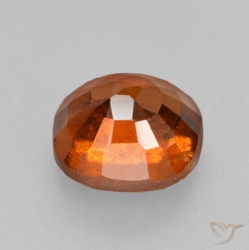 granate hessonita Naranja rojizo natural de 2.08 ct, Forma Cojín, VS-SI