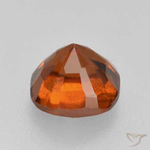 granate hessonita Ámbar naranja natural de 2.19 ct, Forma Cojín, VS-SI