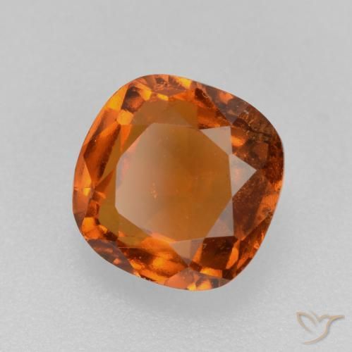 granate hessonita Naranja medio natural de 2.13 ct, Forma Cojín, VS-SI