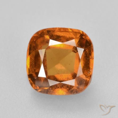 1.81ct Natural Naranja terroso granate hessonita, Forma Cojín, VS-SI