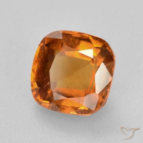 granate hessonita Naranja terroso natural de 1.81 ct, Forma Cojín, VS-SI