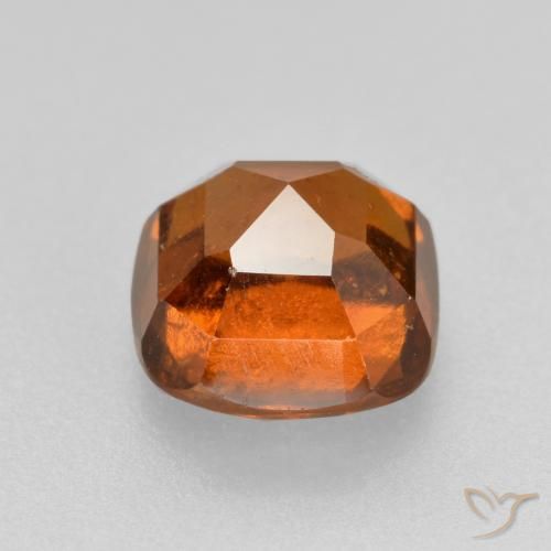 granate hessonita Naranja oscuro natural de 2.07 ct, Forma Cojín, SI