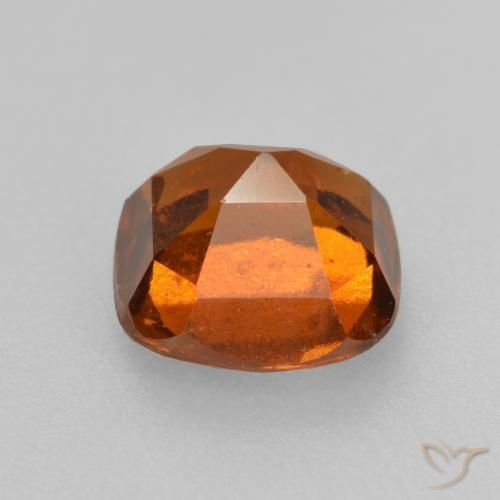 granate hessonita Naranja oscuro natural de 2.01 ct, Forma Cojín, VS-SI