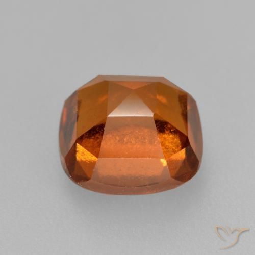 granate hessonita Naranja oscuro natural de 2.08 ct, Forma Cojín, VS-SI