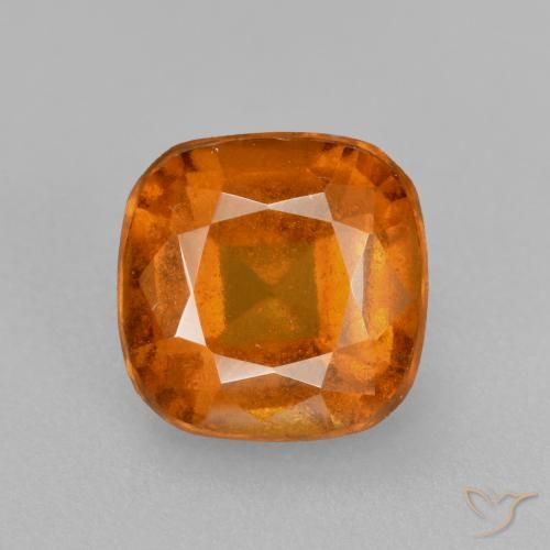 1.81ct Natural Naranja medio granate hessonita, Forma Cojín, VS-SI
