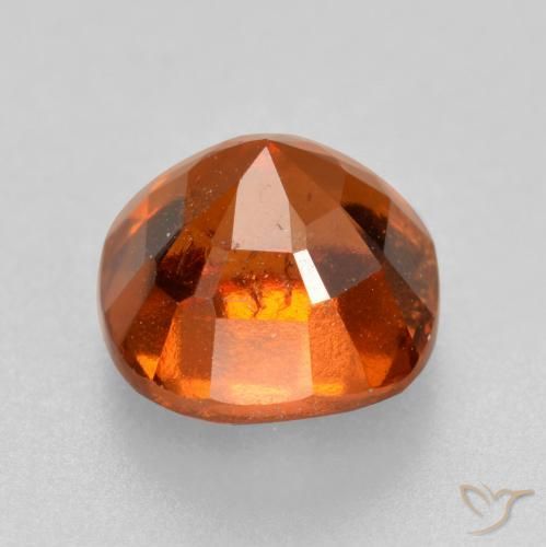 granate hessonita Naranja oscuro natural de 2.08 ct, Forma Cojín, SI