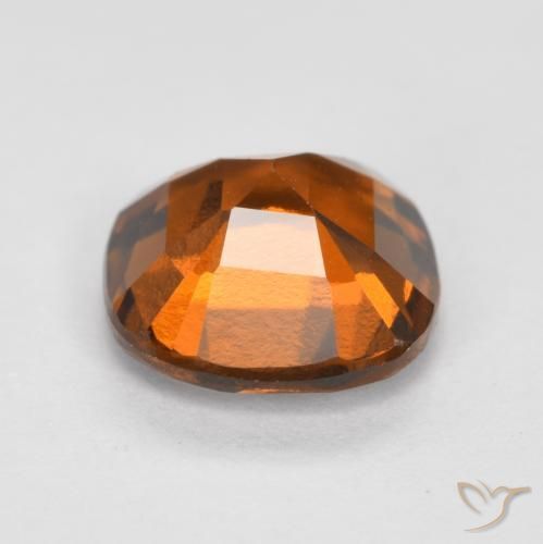 granate hessonita Naranja oscuro natural de 1.60 ct, Forma Cojín, VS