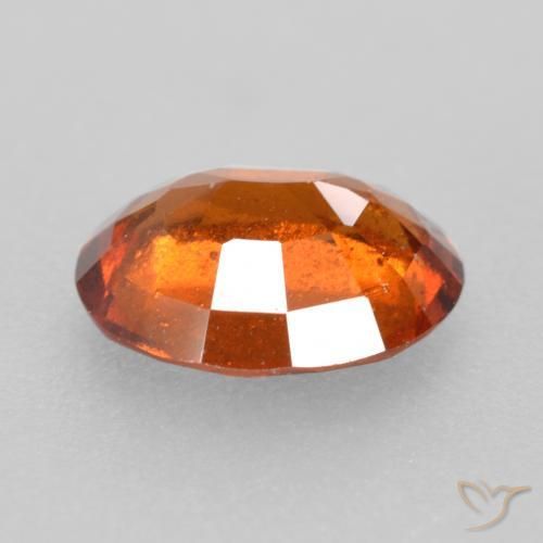 granate hessonita Naranja oscuro natural de 1.81 ct, Ovalada, SI