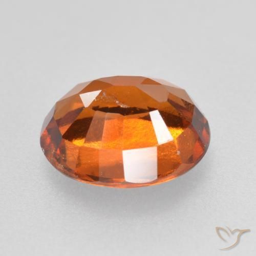 granate hessonita Naranja rojizo natural de 1.98 ct, Ovalada, VS-SI