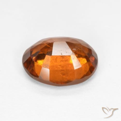 granate hessonita Ámbar naranja natural de 2.03 ct, Ovalada, SI