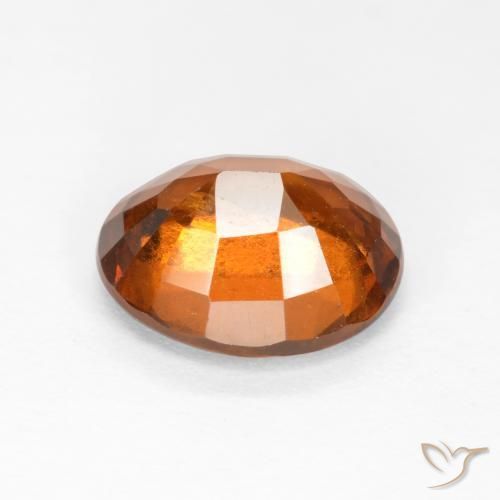 granate hessonita Naranja oscuro natural de 2.30 ct, Ovalada, SI