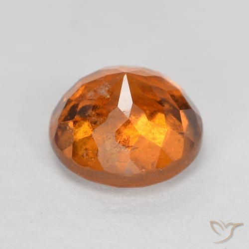 granate hessonita Naranja medio natural de 1.79 ct, Redondo, SI