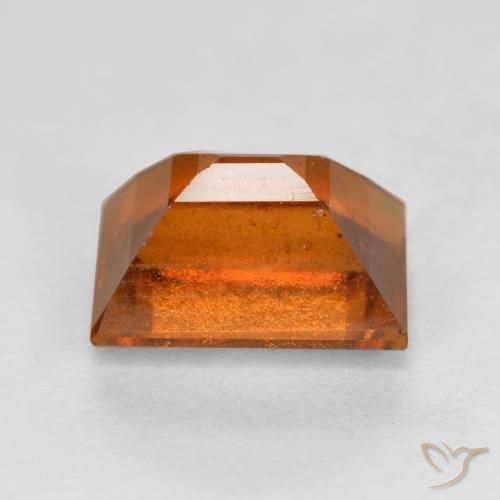 granate hessonita Naranja medio natural de 2.10 ct, Corte Baguette, VS-SI