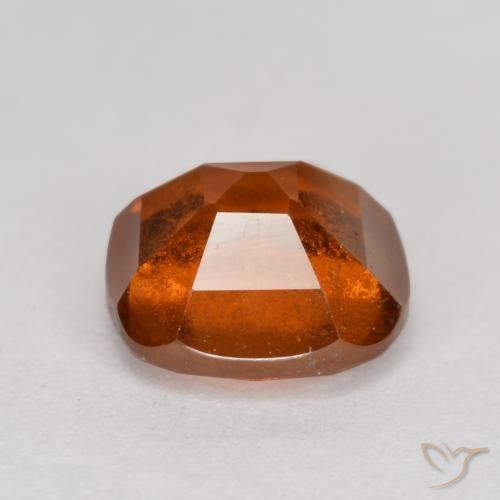 granate hessonita Ámbar naranja natural de 1.89 ct, Forma Cojín, SI