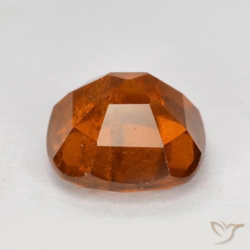 granate hessonita Ámbar naranja natural de 2.16 ct, Forma Cojín, SI