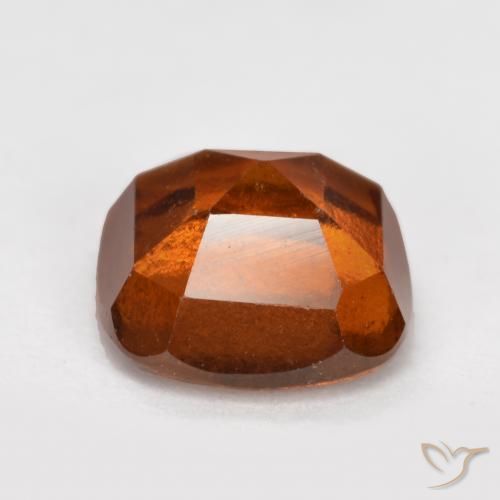 granate hessonita Naranja oscuro natural de 2.16 ct, Forma Cojín, VS-SI