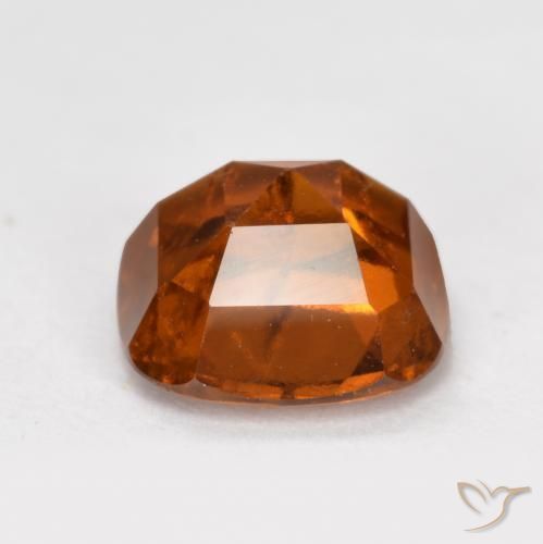 granate hessonita Naranja oscuro natural de 1.80 ct, Forma Cojín, SI