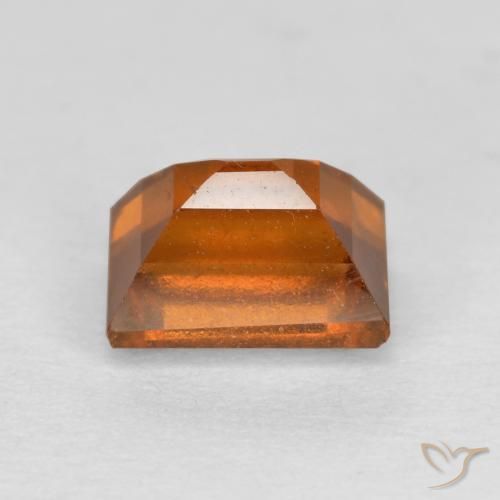 granate hessonita Naranja medio natural de 1.01 ct, Corte Baguette, VS
