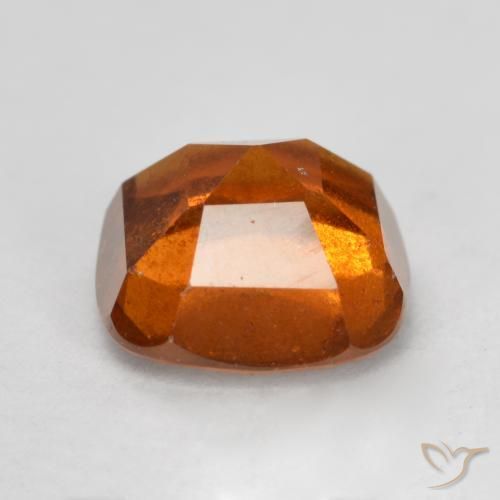 granate hessonita Naranja oscuro natural de 2.06 ct, Forma Cojín, VS-SI