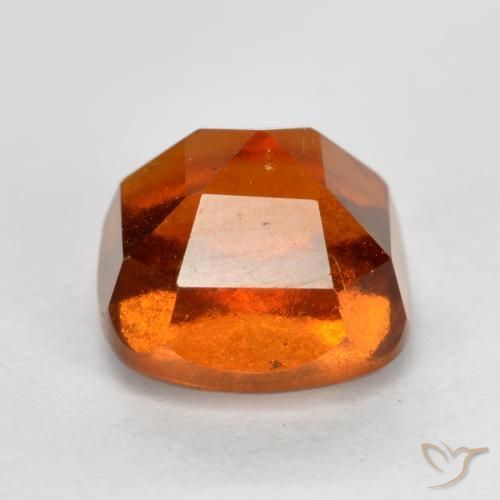 granate hessonita Naranja fuego natural de 2.03 ct, Forma Cojín, VS-SI