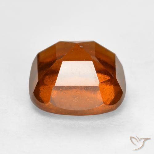 granate hessonita Naranja fuego natural de 2.12 ct, Forma Cojín, VS-SI