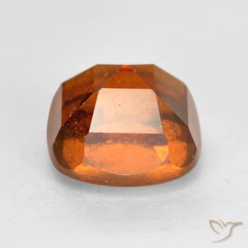 granate hessonita Naranja medio natural de 2.27 ct, Forma Cojín, VS-SI