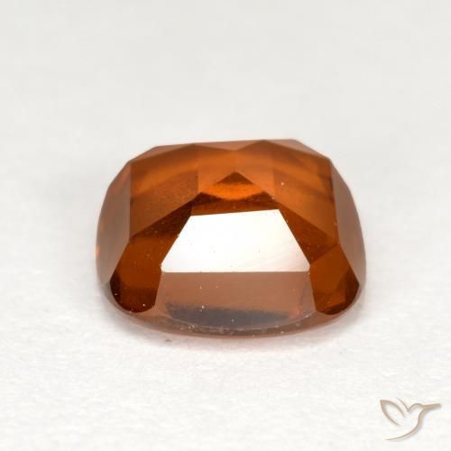 granate hessonita Naranja oscuro natural de 1.78 ct, Forma Cojín, VS