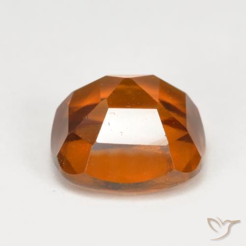 granate hessonita Naranja oscuro natural de 2.20 ct, Forma Cojín, VS