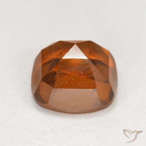 granate hessonita Ámbar naranja natural de 2.17 ct, Forma Cojín, VVS-VS