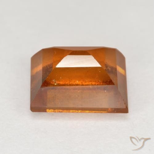 granate hessonita Naranja medio natural de 2.15 ct, Corte Baguette, VS-SI