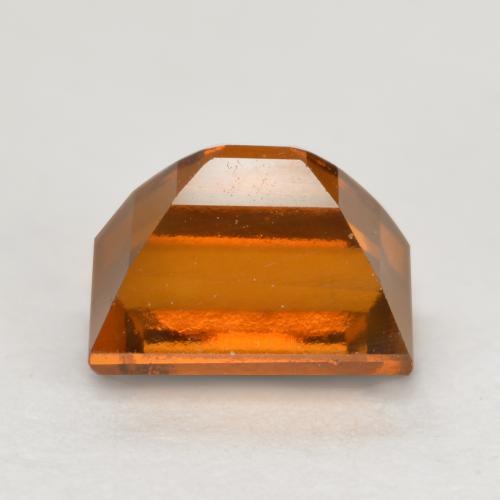 granate hessonita Naranja oscuro medio natural de 1.20 ct, Corte Baguette, VS