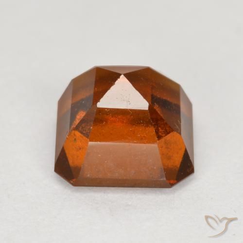granate hessonita Ámbar naranja natural de 1.59 ct, Corte Octágono / Esmeralda, VS-SI