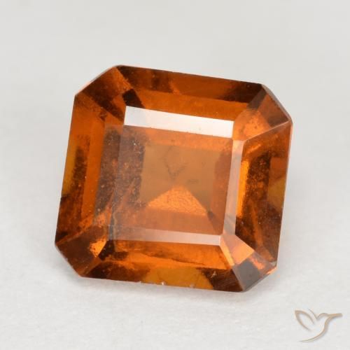 granate hessonita Naranja medio natural de 1.63 ct, Corte Octágono / Esmeralda, VS-SI