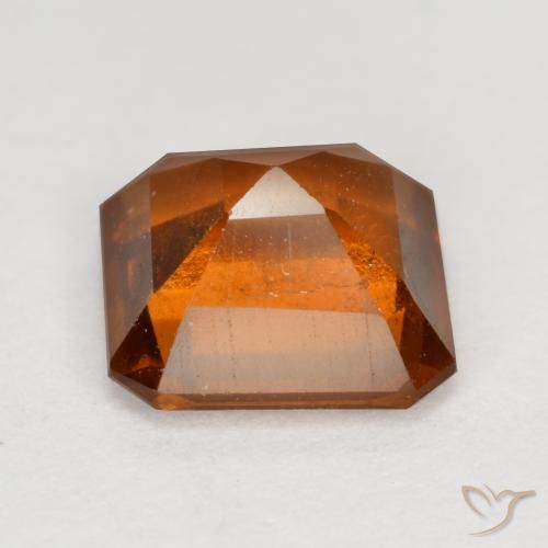 granate hessonita Naranja medio natural de 1.63 ct, Corte Octágono / Esmeralda, VS-SI