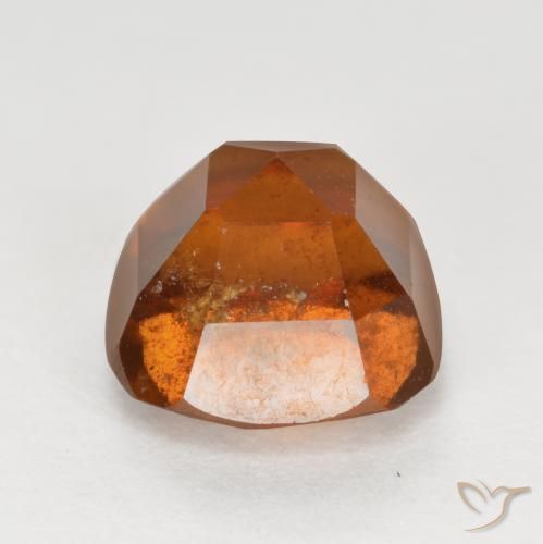 granate hessonita Ámbar naranja natural de 2.41 ct, Forma Cojín, SI