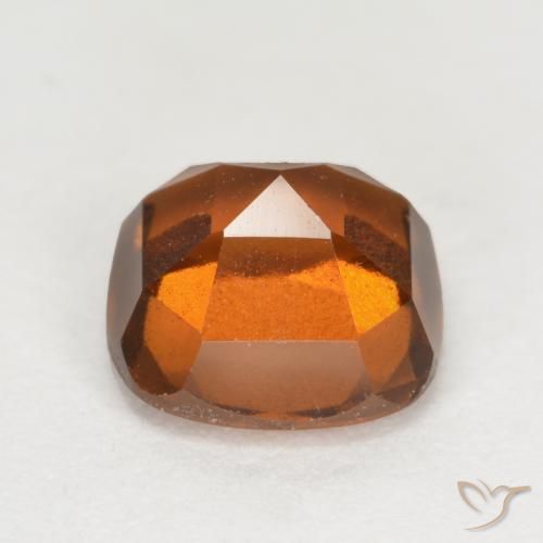 granate hessonita Naranja oscuro medio natural de 2.31 ct, Forma Cojín, VS