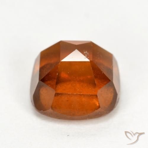 granate hessonita Naranja oscuro medio natural de 2.60 ct, Forma Cojín, SI