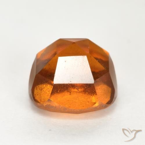 granate hessonita Naranja medio natural de 2.65 ct, Forma Cojín, VS-SI