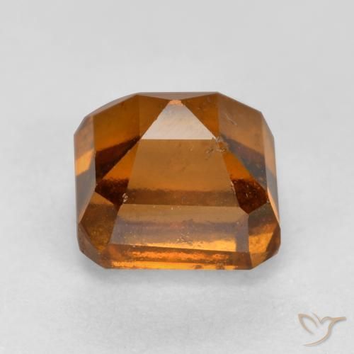 granate hessonita Naranja oscuro natural de 1.39 ct, Corte Octágono / Esmeralda, SI