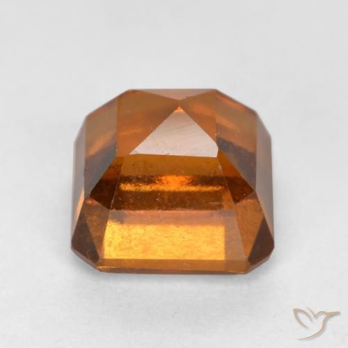 granate hessonita Naranja oscuro natural de 1.87 ct, Corte Octágono / Esmeralda, VS
