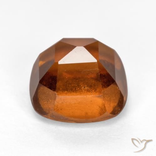 granate hessonita Naranja oscuro medio natural de 2.42 ct, Forma Cojín, VS-SI