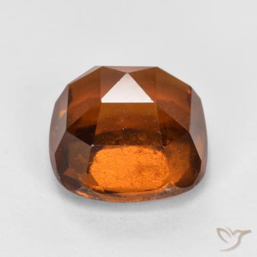 granate hessonita Naranja rojizo natural de 2.34 ct, Forma Cojín, VS-SI