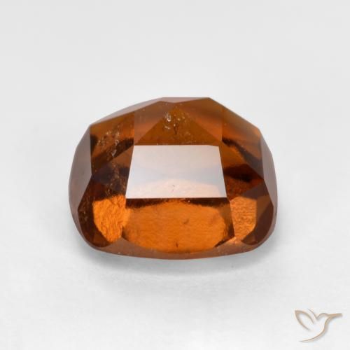 granate hessonita Naranja oscuro natural de 2.31 ct, Forma Cojín, SI