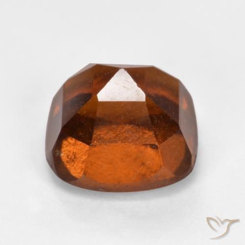 granate hessonita Naranja oscuro natural de 2.42 ct, Forma Cojín, VS-SI