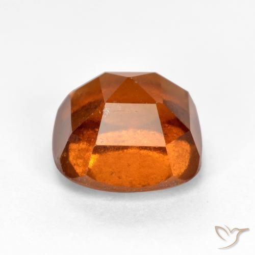 granate hessonita Ámbar naranja natural de 2.33 ct, Forma Cojín, SI