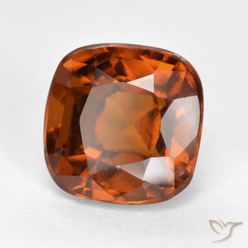 granate hessonita Naranja medio natural de 2.36 ct, Forma Cojín, VS-SI