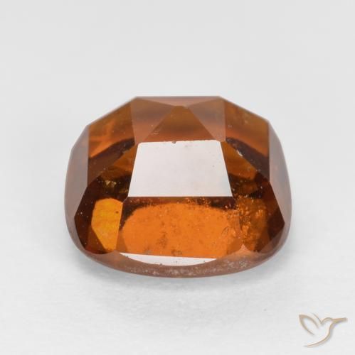 granate hessonita Naranja oscuro natural de 2.30 ct, Forma Cojín, VS-SI