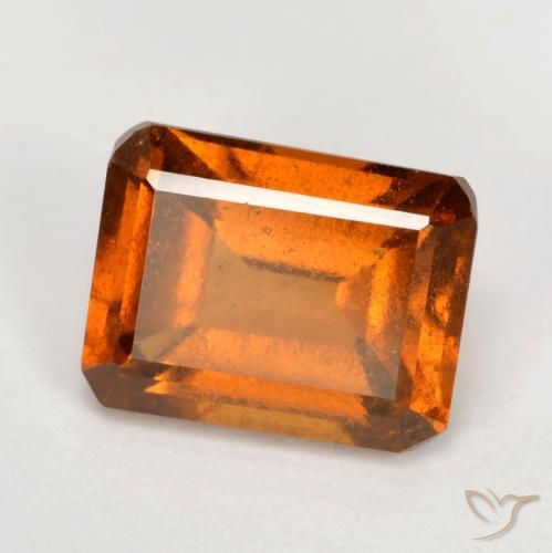 granate hessonita Naranja medio natural de 2.13 ct, Corte Octágono / Esmeralda, VS-SI