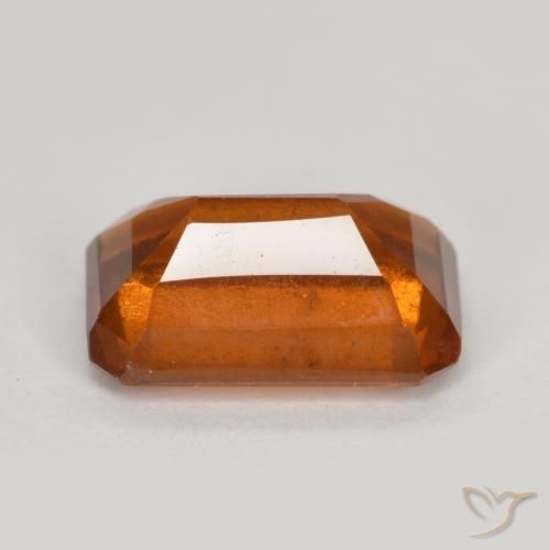 granate hessonita Naranja oscuro medio natural de 2.08 ct, Corte Octágono / Esmeralda, VS-SI