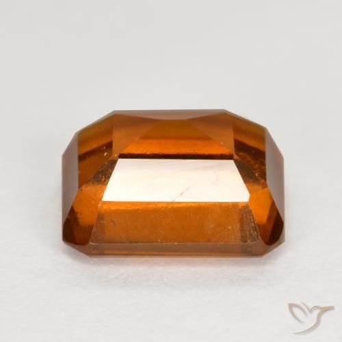 granate hessonita Ámbar naranja natural de 2.14 ct, Corte Octágono / Esmeralda, VS-SI